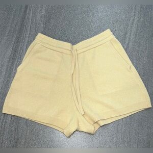 INTERMIX High Waist Tan Women's Shorts